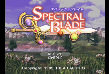 Spectral Blade Title Screen